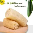 All Natural Loofah Sponge Pack of 6 Bath & Shower Exfoliating Sponge Loofah J3O5