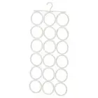 Versatile Multi-Use White Hanger for Clothes, Scarves, and Accessories Storage