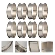 8 Pcs Baking Tools Biscuit Mousse Rings Moulds Cookies Molds