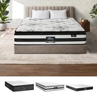 Bedra Queen Mattress 9 Zone Latex Euro Top Cool Gel Foam Luxury Bed Medium Firm