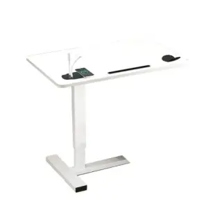 KCS嚴選-無線充電可移動升降床邊折疊桌