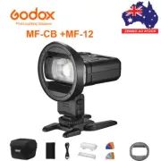 Godox MF12 Macro Mini Flash Speedlite built-in Godox X System TTL Flash +MF-CB