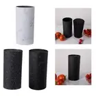 Round Knife Block Utensils Holder with Slots Storage Rack Knives Drain Stand