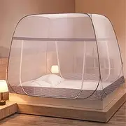 Mosquito Nets Portable Foldable,Mosquito Mesh Net Mosquito Net for Bed Bed Net Tent Ideal for Home Or Holidays Fine mesh Mosquito Net for Bed-G_180*200cm