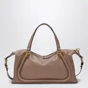 [Chloé] Paraty 24 bag in shiny deep beige leather One size Beige