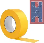 Floor Marking Tape | Lines Marking Sports Floor Court Marker Tape | Visible Weather Resistant Multifunctional Tape for Basketball Football Tennis Buniq