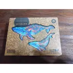 UNIDRAGON FIGURED WOODEN PUZZLE 鯨魚 MILKY WHALES 172片 木質拼圖 全新