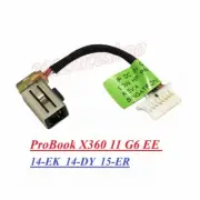 OEM DC Power Jack Charging Cable For HP X360 11 G3 G4 G5 G6 EE 14-EK L73499-S43