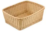 Hand Woven Basket - Towel Hamper - Round Weave