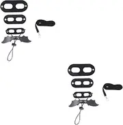 2pcs Lizard Traction Strap Hamster Leash Lizard Pulling Rope Reptiles Pet Traction Strap Reptile Traction Rope Terrarium Reptile Pet Pulling Strap Reptisoil Pet Pulling Rope
