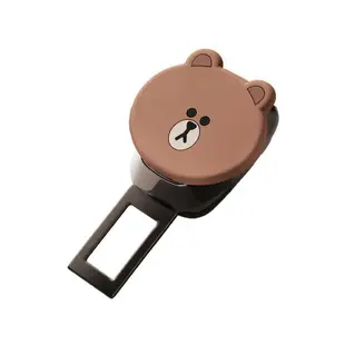 ⭐LINE FRIENDS 安全帶 延長接頭 固定器 安全帶扣 鋁合金 BROWN 熊大 CHOCO 熊美 CONY