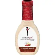Skinnygirl Fat-Free Salad Dressing Sugar-Free Chipotle Ranch 8 Ounce