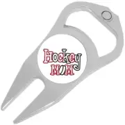 Hockey Mom Golf Ball Marker Divot Repair Tool Bottle Opener
