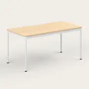 [Recess] Everyday Desk, Small - 120W x 60D x 75H (cm) / Maple / White