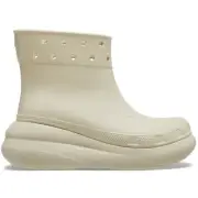 Crocs Classic 207946-2Y2 Rain Boots Unisex US 13 Bone Slip-On Waterproof POW151