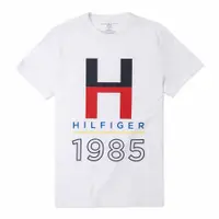 在飛比找PChome24h購物優惠-Tommy Hilfiger 熱銷印刷大H文字圖案短袖T恤-