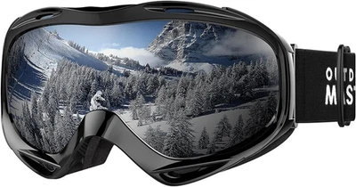 OTG Ski Goggles - over Glasses Ski/Snowboard Goggles for Men, Women & Youth - 10