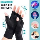 Compression Copper Arthritis Gloves Hand Wrist Brace Finger Pain Relief Support