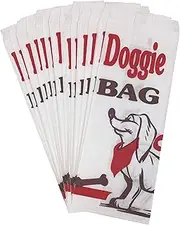 Dog Party Paper Sacks - Doggie Treat Bags - Black Red White - 30 Pack
