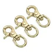 Lobster Clasp Keychains, 3Pcs 10mm Round Clasps Swivel Trigger Snap Hook