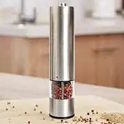 Electric Pepper Grinder Salt Spice Herbal Containers with LED Lights Mill Adjustable Coarseness Home Kitchen Cooking BBQ Tools