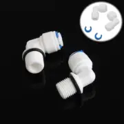 2pieces Pipe Fittings Two-way Quick Joint Pipe Fittings Tube Connector