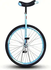 FREEZYMAN Blue 28inch Unicycle for Adults - Big One Wheel Unicycle for Unisex Adult/Big Kids/Mom/Dad/Tall People Height from 160-195cm (63"-77"), 330 Pounds