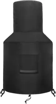 Outdoor Patio Chiminea Cover - Durable, Weather-Proof Chiminea Fire Pit Cover