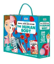 Travel, Learn and Explore - The Human Body Puzzle and Book Set, 200pc