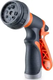 Pistola de Agua para Manguera de Jardín Con 8 Patrones Ajustables Multifuncional