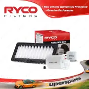 Ryco Oil Air Fuel Filter Service Kit for Mitsubishi Colt RZ Turbo 08/2006-2008