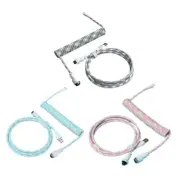 Mechanical Keyboards Coiled Cable Wire TypeC USB Cable Computer Aviation