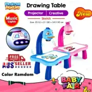 Children Smart Learn Projector Kids Learning Desk Toy Drawing Painting Table AWZ