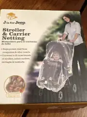 Jeeb stroller & carrier netting help protect child from mosquitoes & insects
