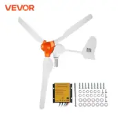 500W-800W Wind Turbine Generator Kit Windmill DC 12V MPPT Charger Controller