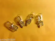 (4)WEDGE BASE INCANDESCENT 8V LAMPS/ Akai AM-2450 AM-2600 AM-2650 AM-2800 - AMP