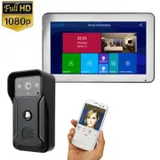 10" Wifi Wireless Video Door Phone Doorbell Home intercom HD 1080P Wired Camera