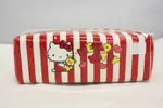 HELLO KITTY 彩色 四方 皮革 筆袋 三麗鷗 鉛筆盒 筆袋 化妝包 KITTY KT 正版授權 T0001 375