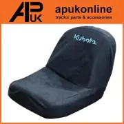Seat Cover Waterproof Washable Protector & Logo for Kubota Excavator Mini Digger