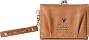 moz(モズ) u VS-0323 VS-0323 Tri-Fold Wallet, Mini Wallet, Lightweight, Compact, Smaller, Coin Purse, Synthetic Leather, Strap, Elk, Scandinavia, VASKA by Roxy, Women's Purse