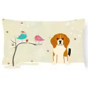 Carolines Treasures BB2512PW1216 Christmas Presents Between Friends Beagle Tr...