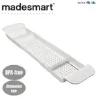 Madesmart Expanding Bath Tub Shelf Organiser Soap Caddies Bathroom Tray Storage
