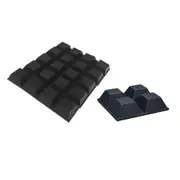 [TechBrands] Self Adhesive Rubber Feet (Small) - 20pk