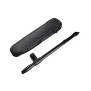 Periscope 5X20 HD Monocular Telescope Portable Outdoor Metal Telescopic Monocular Periscope Adjustable Lens Black