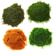 Gatuida Nylon Moss Green Plants 4 Pack Landscape Wall Decor Garden Art Artificial Grass Lawn