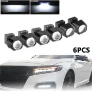 6x 1.5" Mini Bi LED Projector Lens 80W 6000K Hi-Low Headlight Retrofit Universal