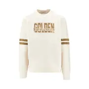 [GOLDEN GOOSE] GOLDEN GOOSE 'Archibald' reversed french terry sweatshirt Man M M White