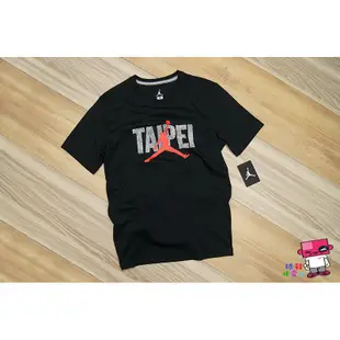 NIKE JORDAN TEE TAIPEI 黑色 短袖 T恤 台北 爆裂紋 BV6188-010