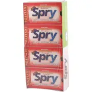 Spry xylitol Chewing Gum Cinnamon 10 Piece Blister Pack x 20 Display