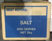 BULK SALT SACHETS 2000x UNITS PORTION CONTROL SALTS QUALITY BRAND NEW 2kg AUS